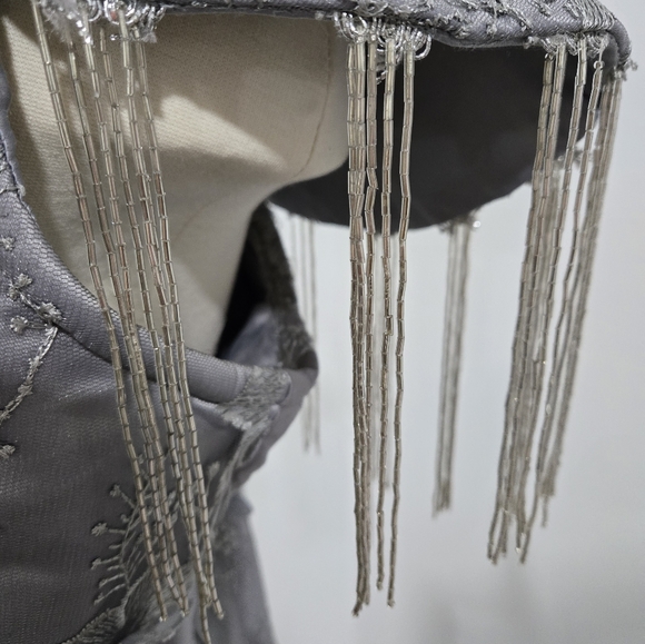 Dream Myles Silver Gown, luxury fabric - Picture 8 of 17